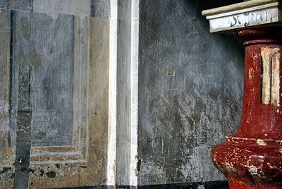 Fragments de murs chaulés Eglise de La Porta, Castagniccia Haute Corse_Fotor