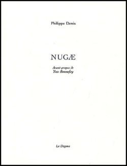 Philippe Denis, Nugæ, éditions La Dogana, Collection Poésie, 2003. Philippe Denis Nugae