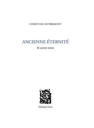 Christian Dotremont  Ancienne éternité 2